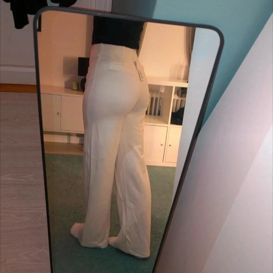 Vita vida byxor från Cubus - 1