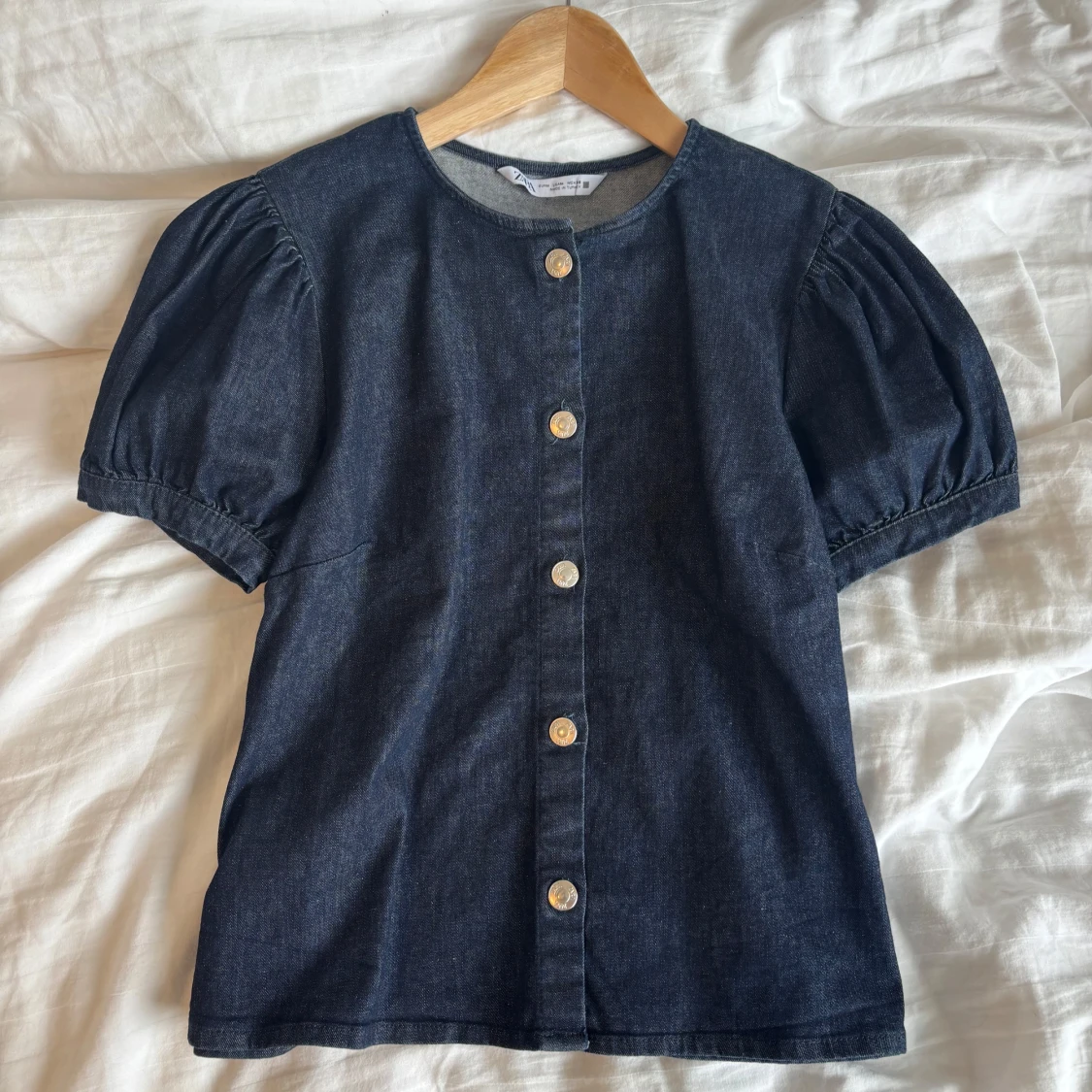 Zara denim top
