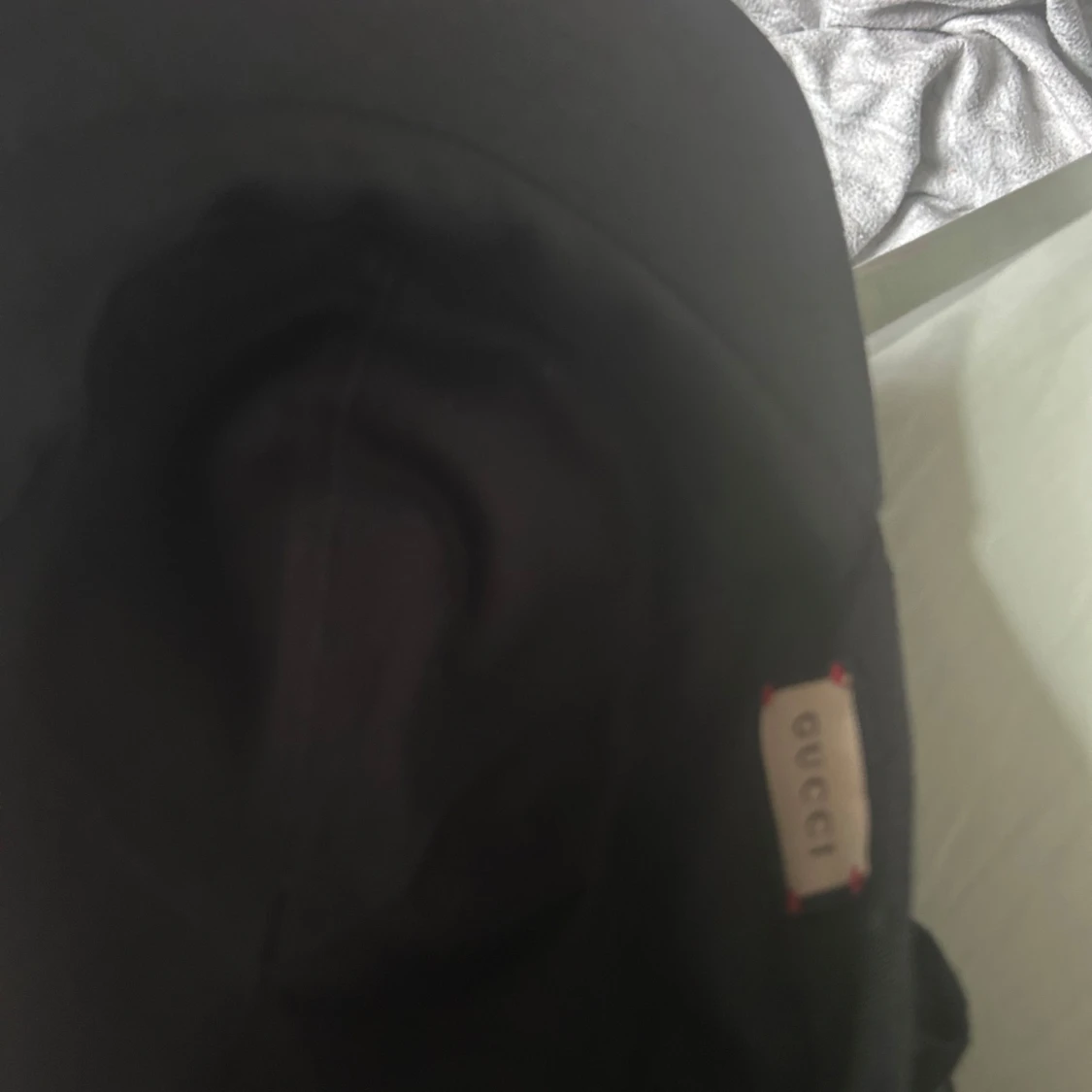 Svart Gucci keps med GG-mönster - 3