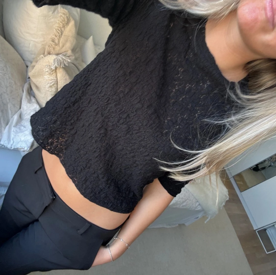 Snygg spets tshirt - 2