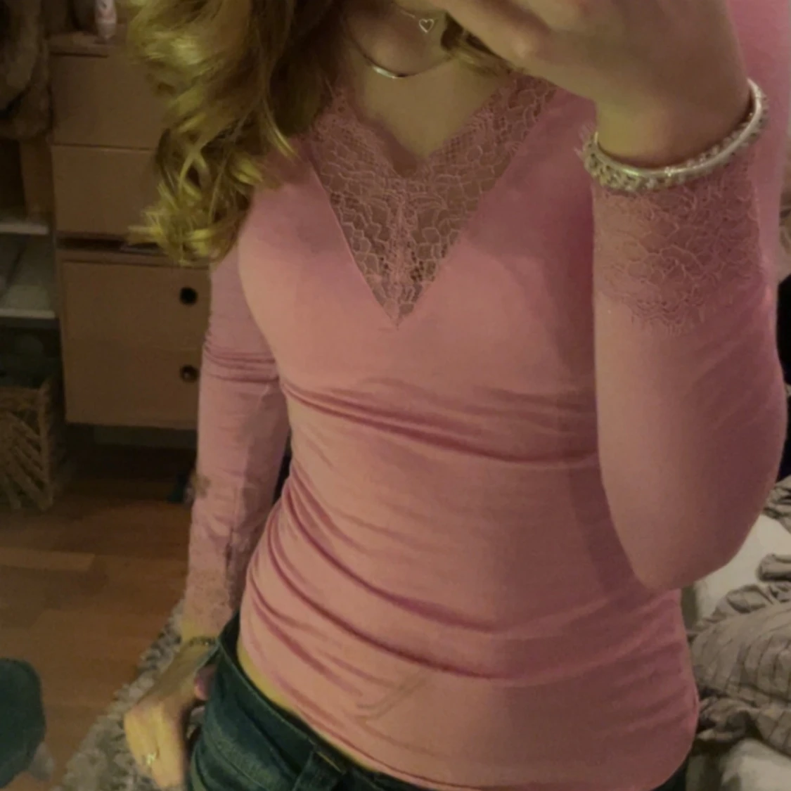 Rosa intmissmi tröja - 91