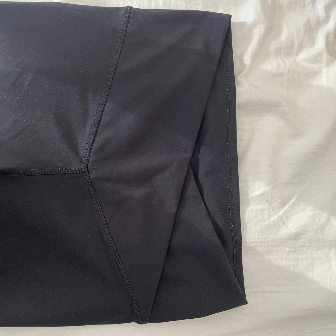 Svarta leggings med omlottmidja