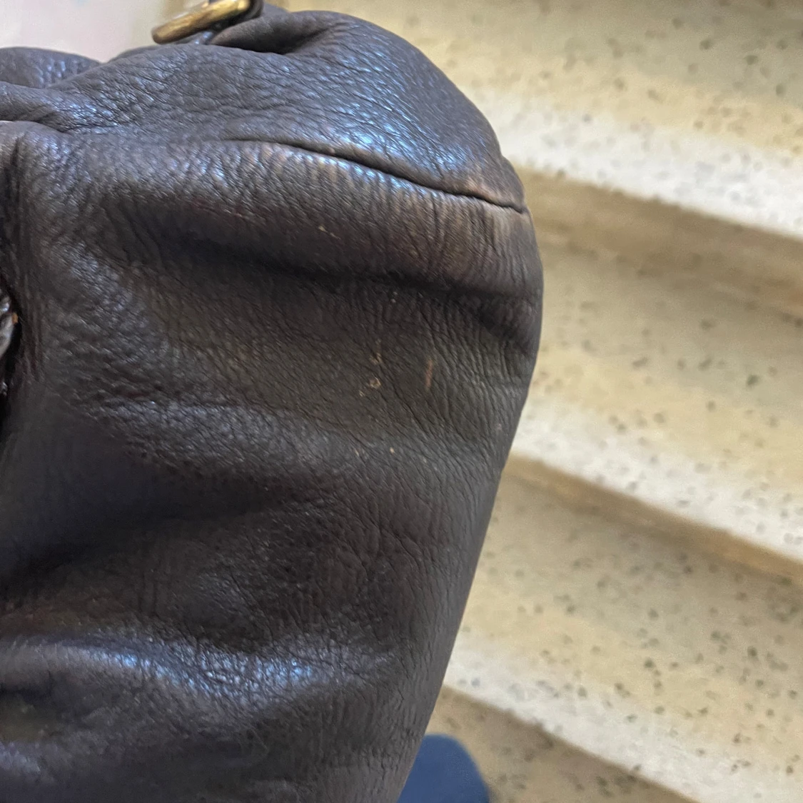 Mörkbrun läder väska från Marc Jacobs - 3