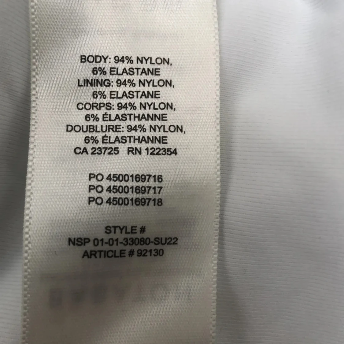 Vit långärmad topp från Babaton - 3