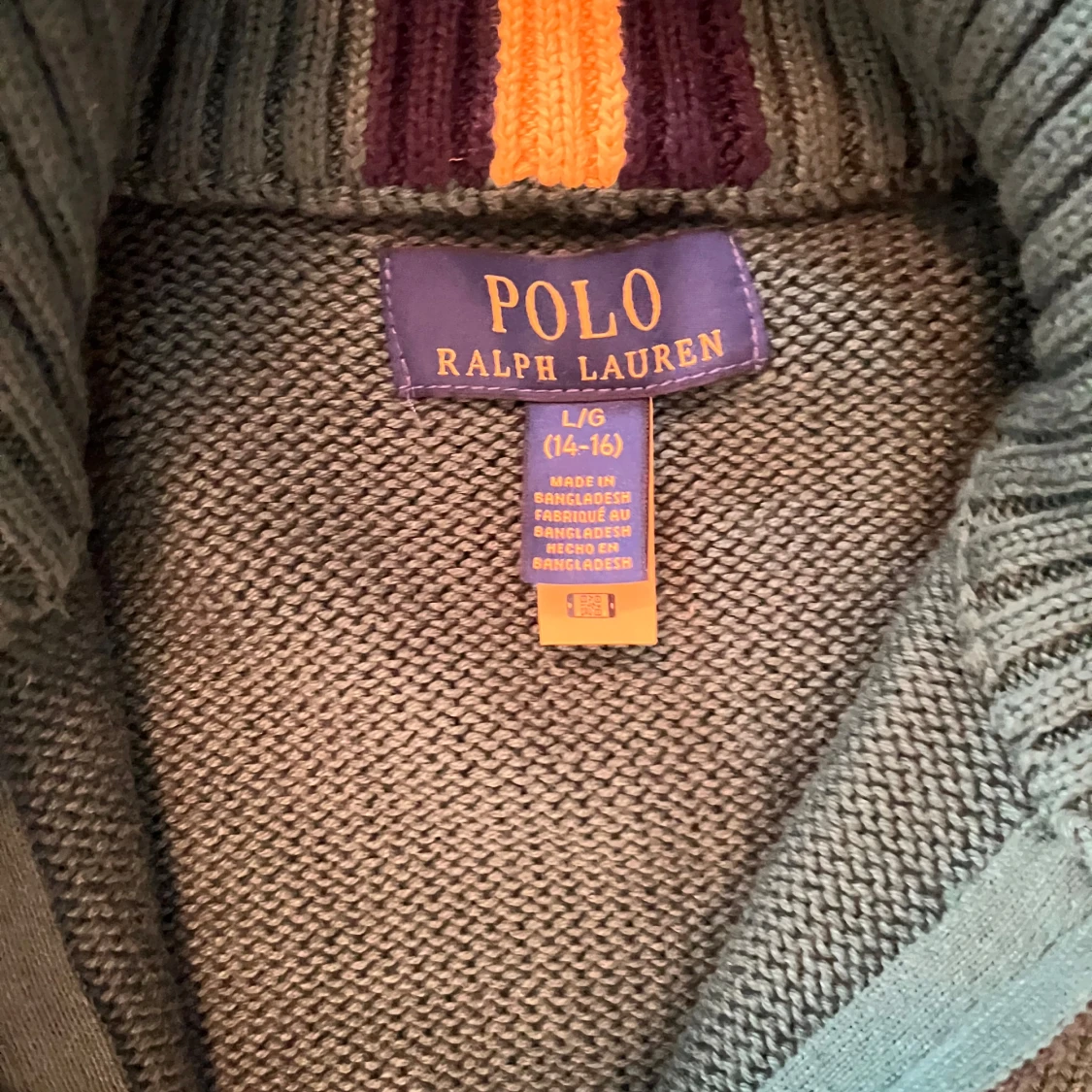 Grön stickad tröja från Polo Ralph Lauren - 2