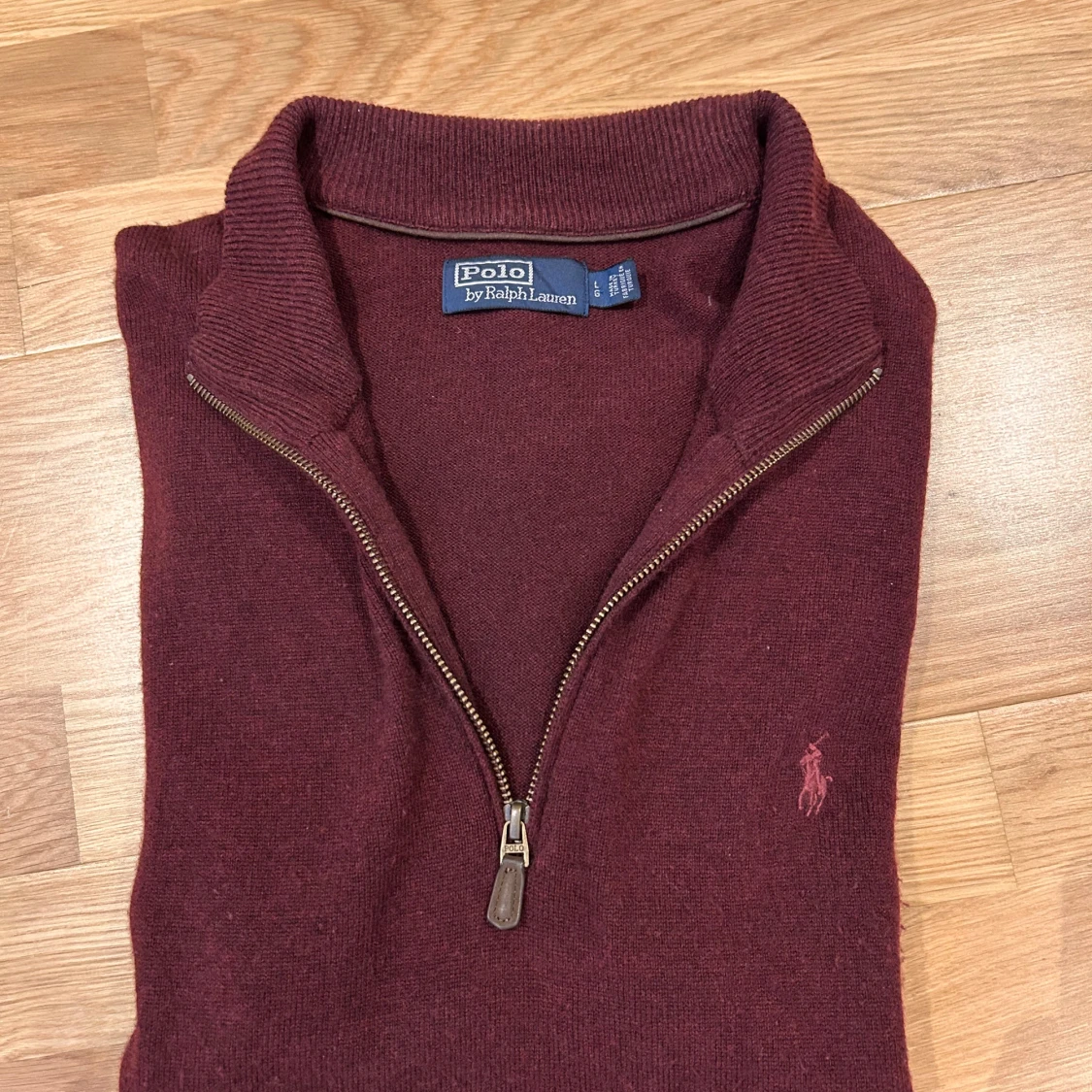 Vinröd halvzip-tröja från Polo Ralph Lauren