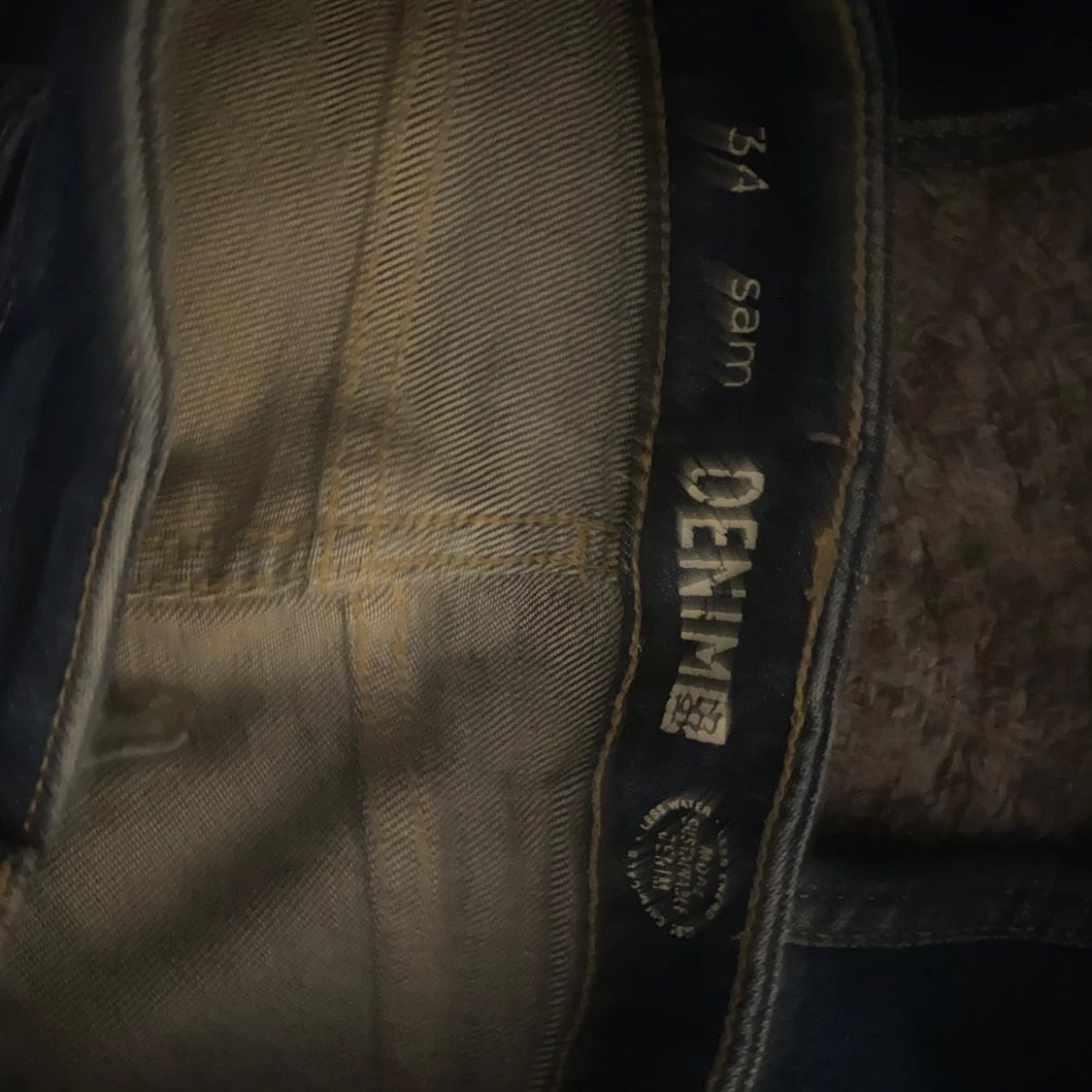 Blå jeansbyxor från Denim - 2