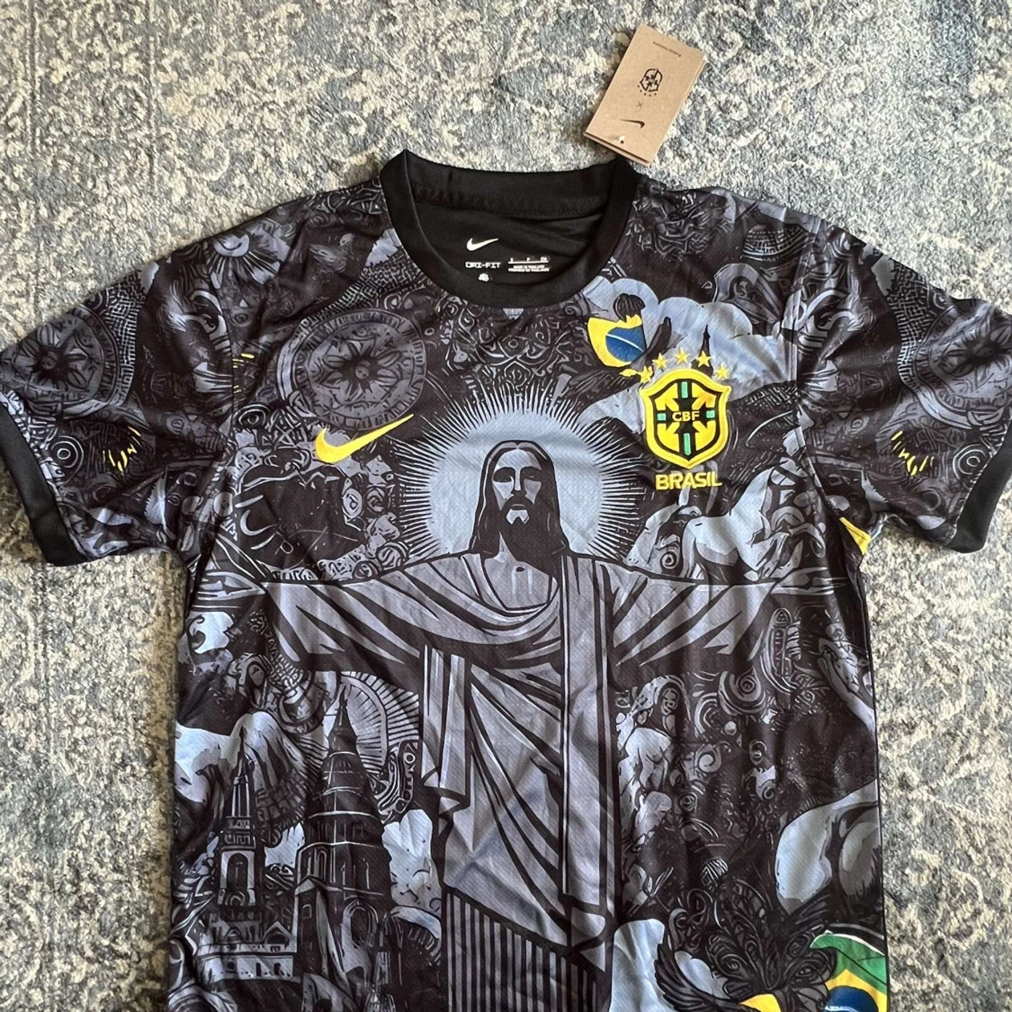 Brasiliansk jesus fotbolltröja