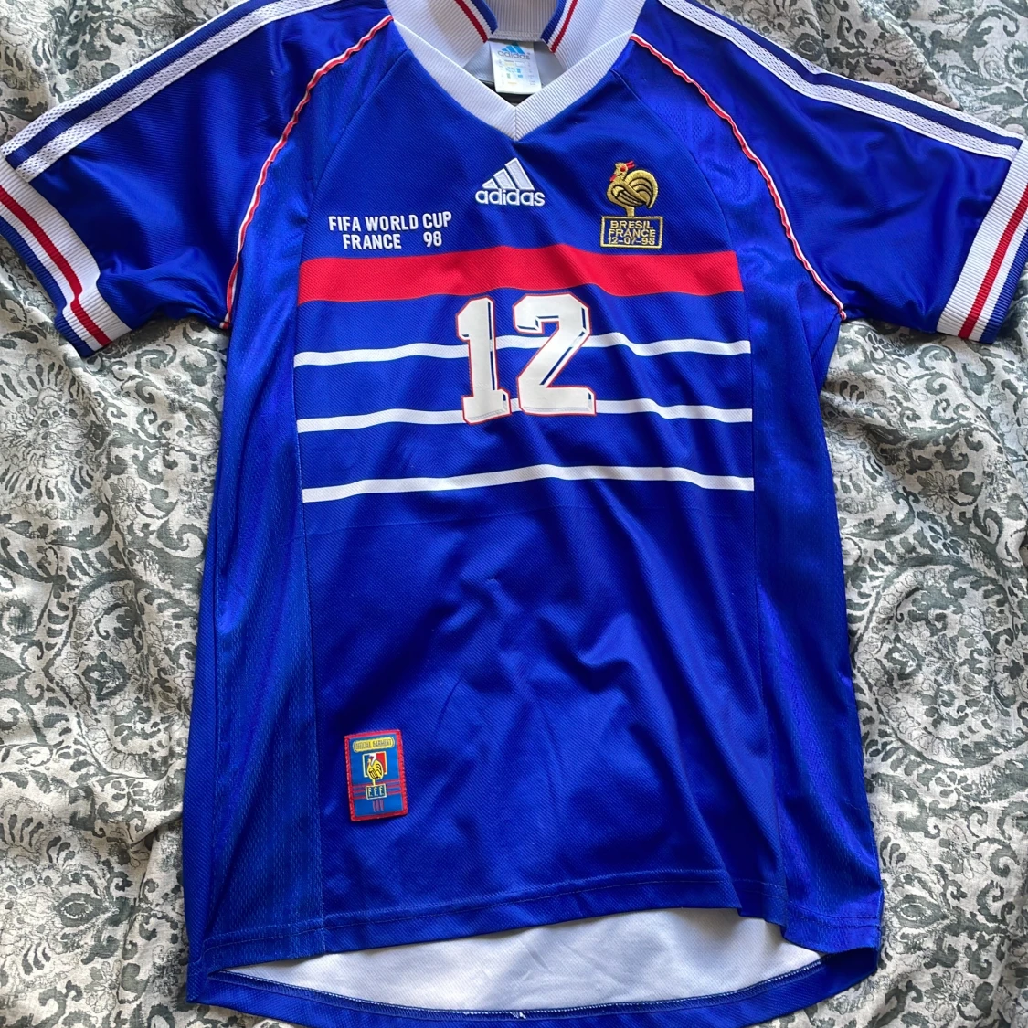 Frankrike fotbollströja VM 1998 Henry 12