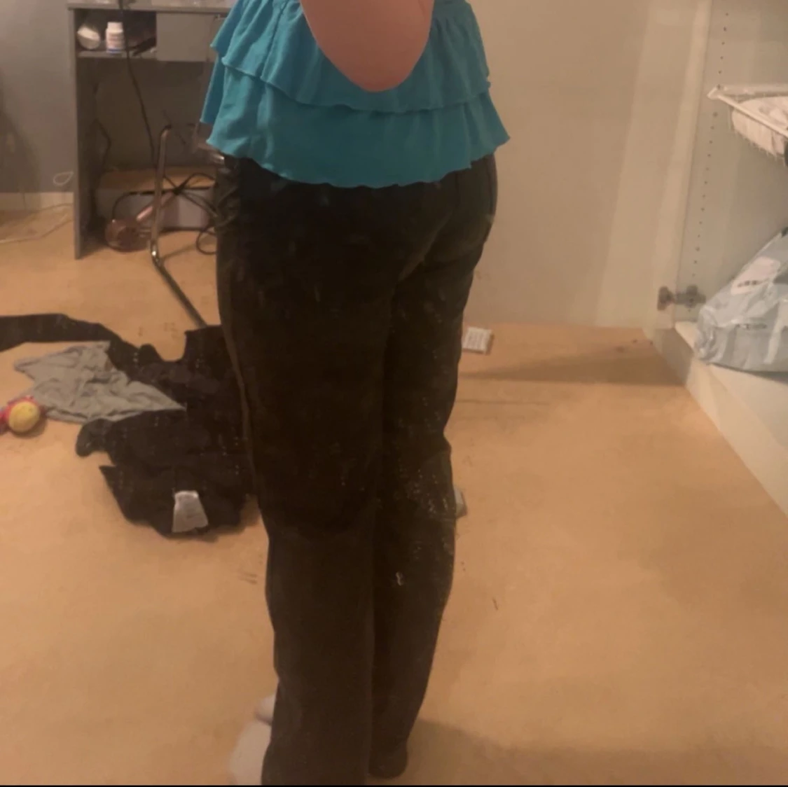 Svarta skinnbyxor - 2