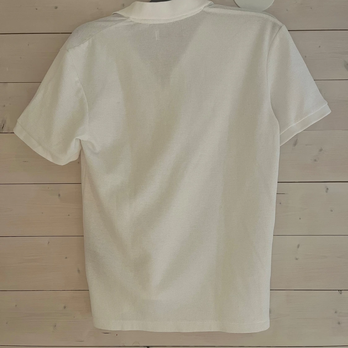 Vit pikétröja med half zip Jack & Jones - 3