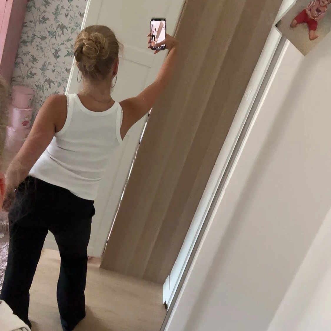 Vit ribbad linnetopp