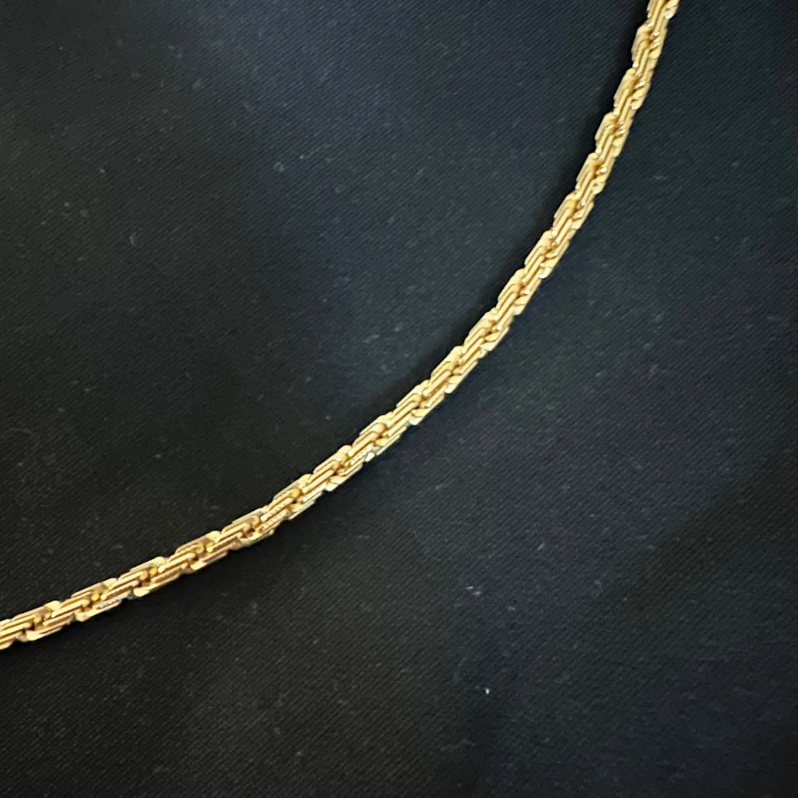 Guldplätterad 18k cordellkedja i special design - 1