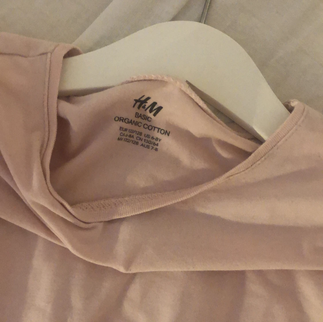 Ljusrosa långärmad tröja H&M - 1