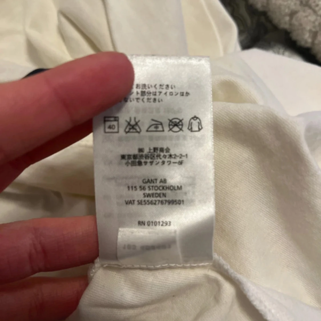 Vit långärmad tröja från GANT - 2