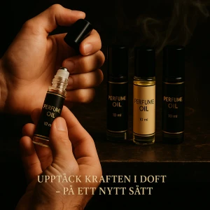 Parfymoljor i din favoritlukt - Hej nu tänkte jag komma ut o sälja mina parfymoljor i en praktisk roll-on applikator och . Perfekt att ta med i väskan för enkel applicering. Stilren och minimalistisk design som passar alla., du har dina favorit parfymer i en 10 ml flaska för ett billigt pris som du inte kan säga nej till, håller lika länge som din vanliga parfym men kostar så otroligt mycket mindre