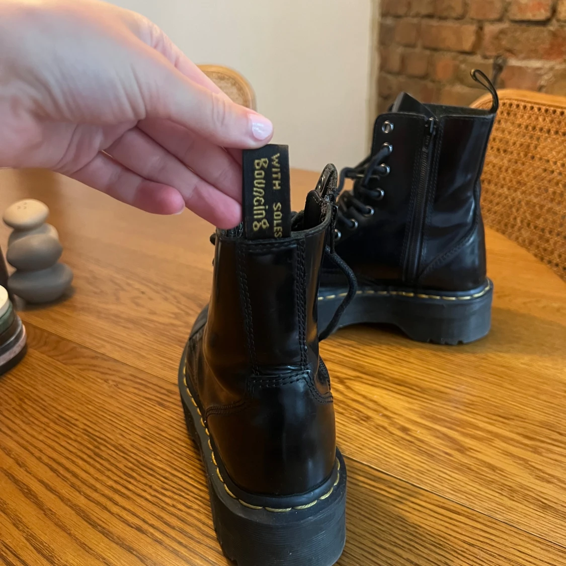 Jadon Smooth-Läder Platform Boots Dr.Martens - 2