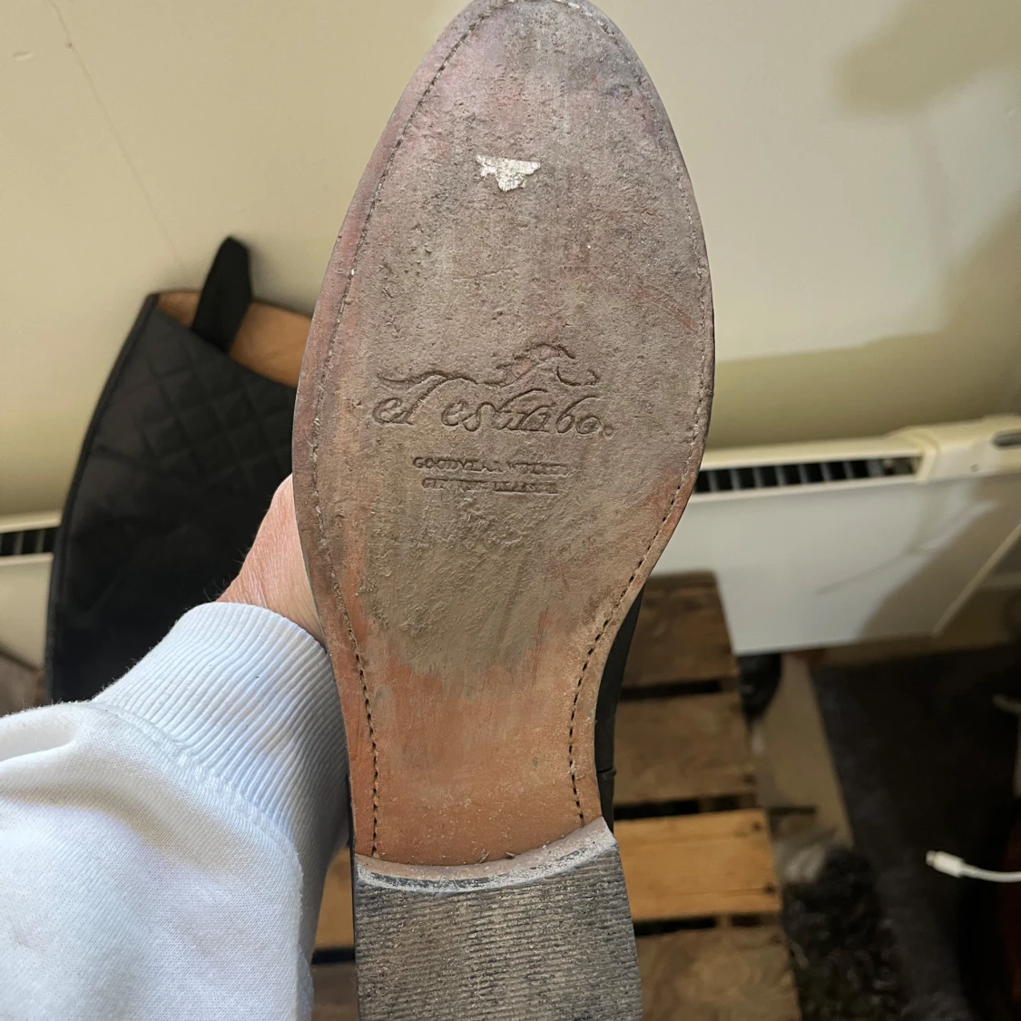 Svarta ridstövlar från El Estribo - 2