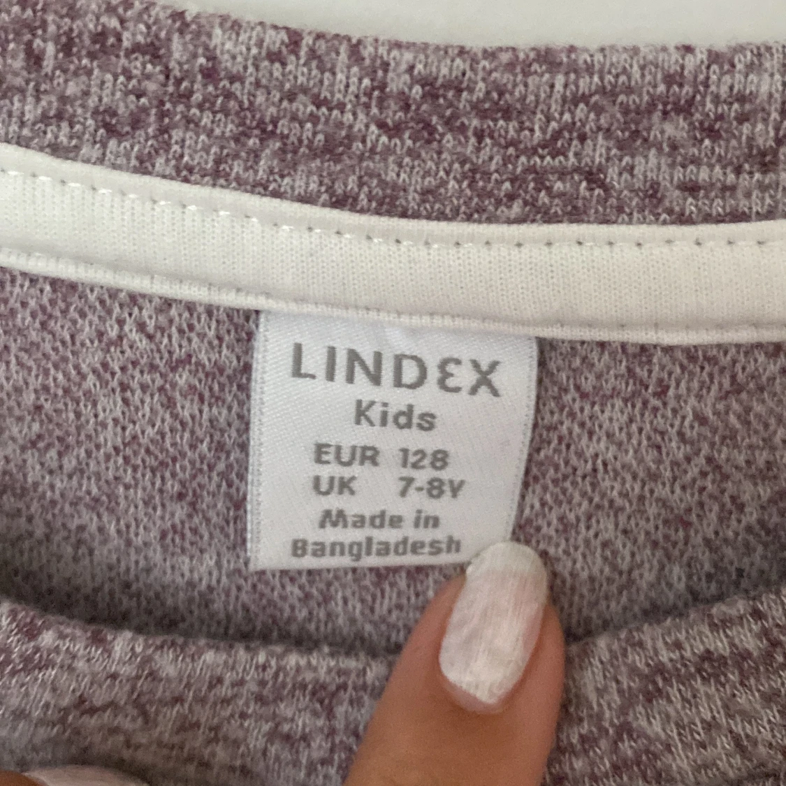 Lila långärmad tröja Lindex - 2