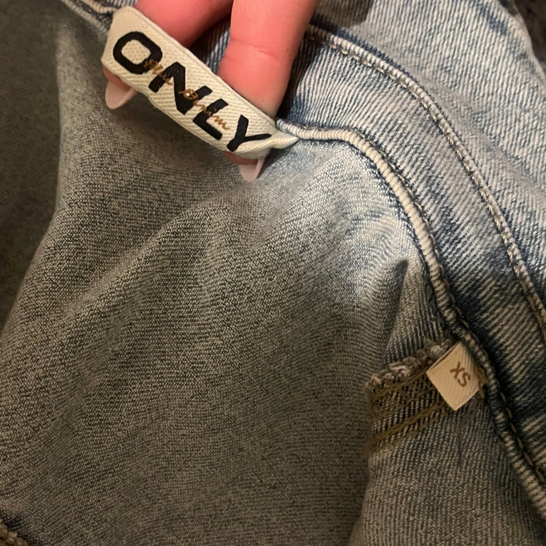 Ljusblå jeansjacka från ONLY XS - 3