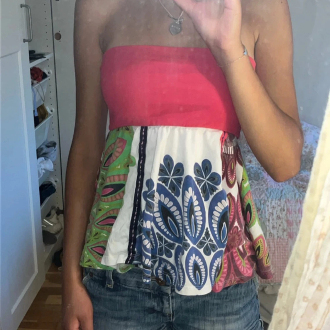 Desigual tubtop med färgglatt mönster - 2