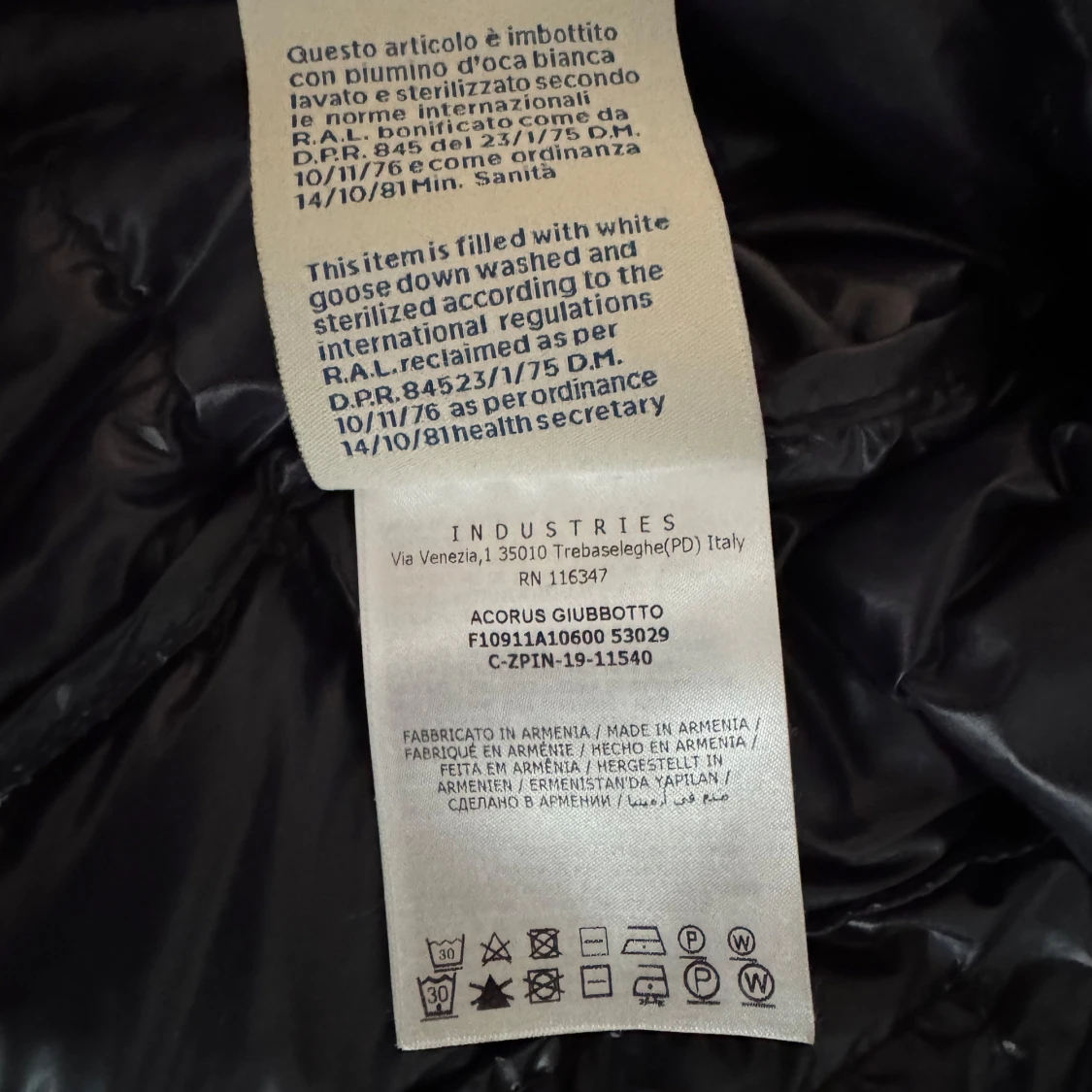 Mörkblå dunjacka från Moncler - 2