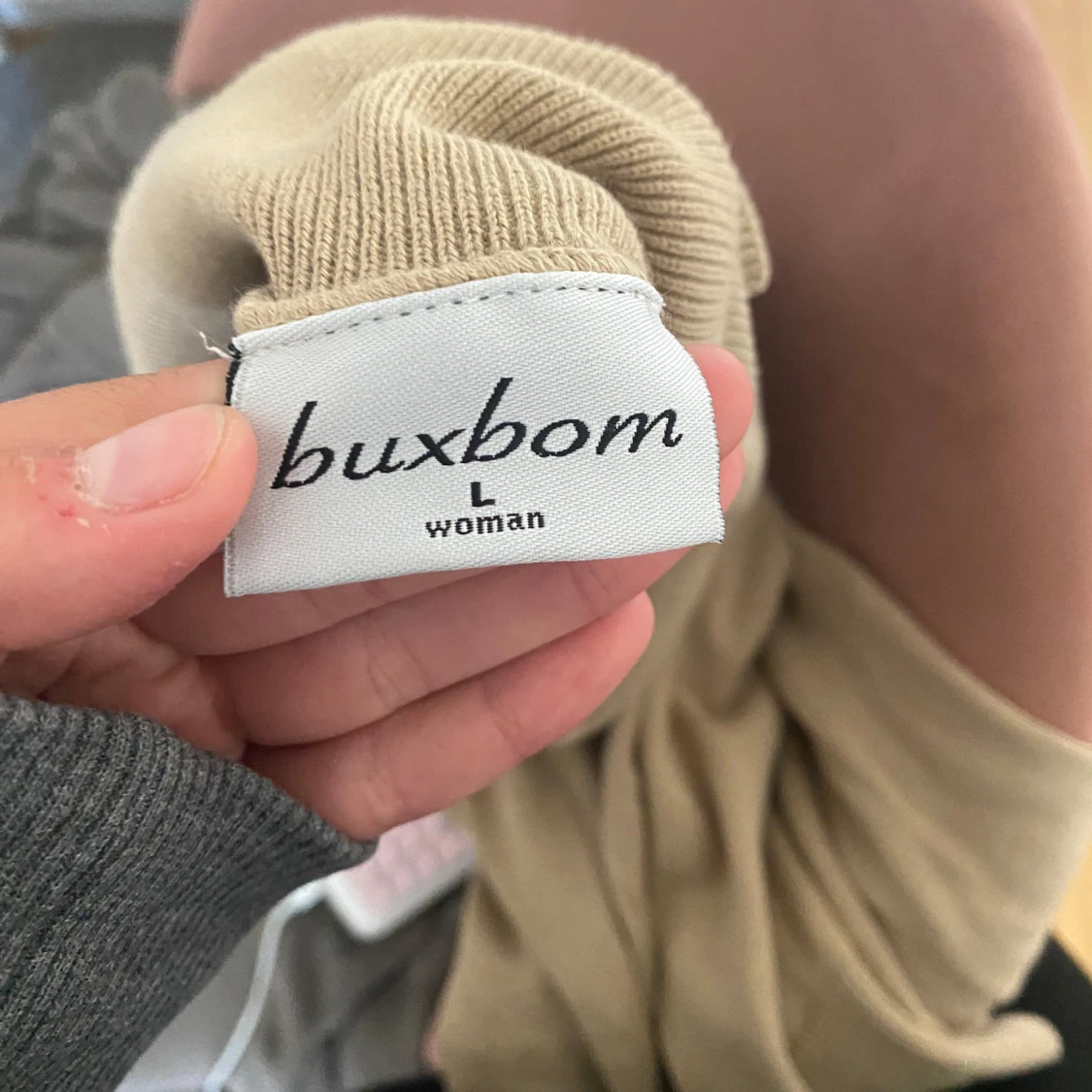 Beige långärmad tröja från Buxbom - 2