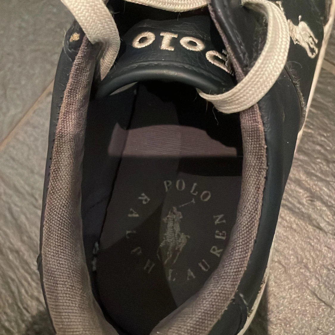 Mörkblå sneakers från Polo Ralph Lauren med Box - 2