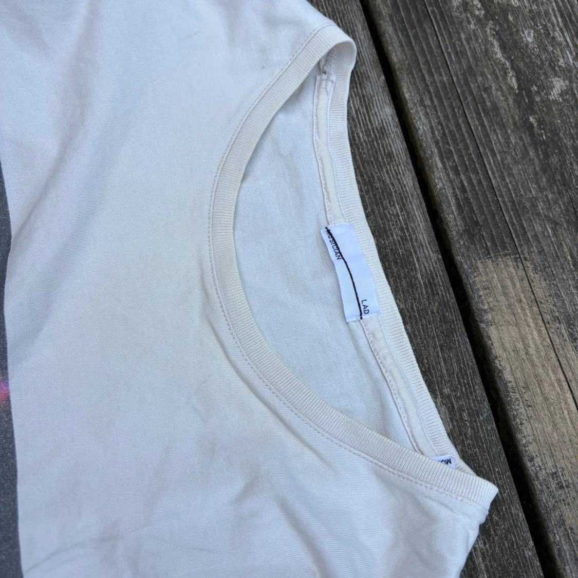 Vit långärmad tröja från Lad Musician - 3