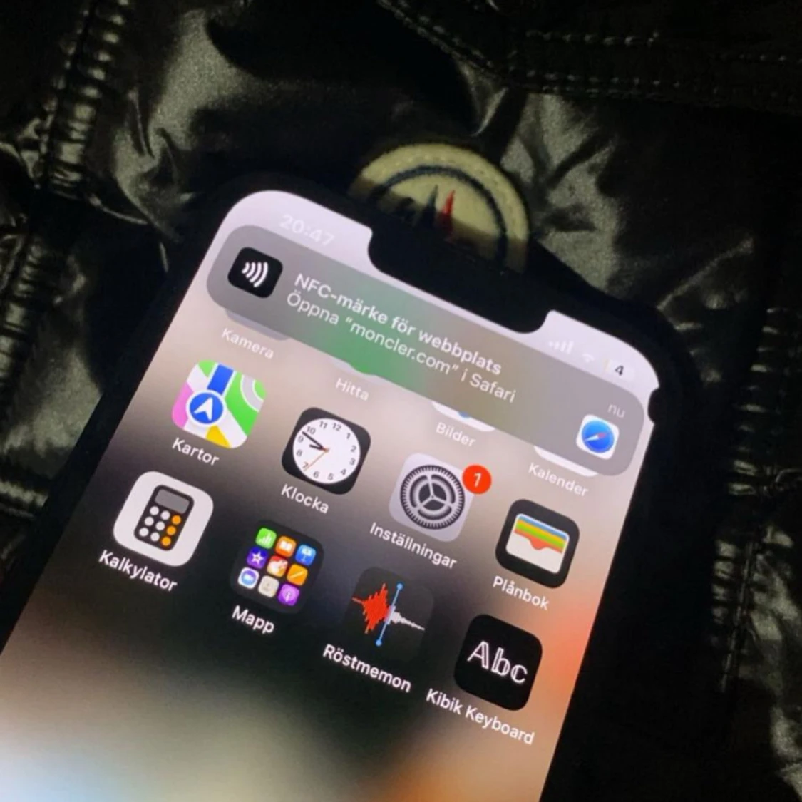 Svart dunjacka från Moncler - 4