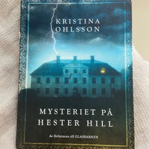 Mysteriet på Hester Hill - Spännande bok av Kristina Ohlsson, känd för Glasbarnen. Perfekt för dig som gillar mysterier och spänning.       ”-Nu! Hon tände ficklampan och sprang nerför den branta trappan. Frank skulle just följa efter när han fick syn på något som fick honom att häpna. Det hängde en almanacka på väggen bredvid en av bokhyllorna. Datumet stämde, det såg Frank på en gång. Men året var 1915.”