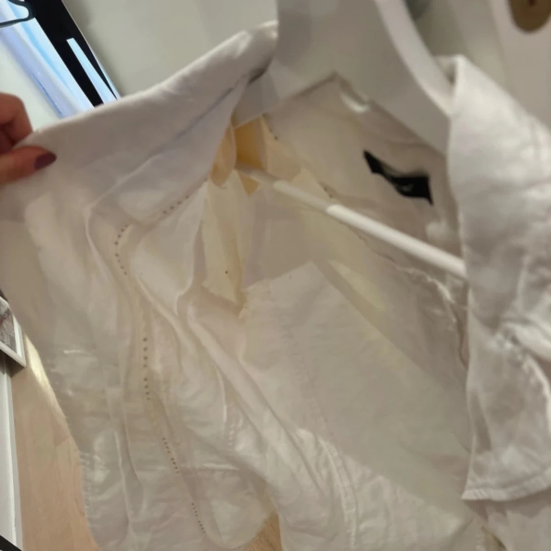 Vit linen blaser från Your Face - 4