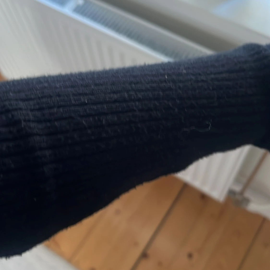 Svart ribbad topp - 2