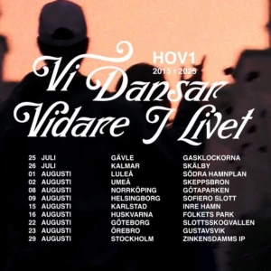 Vi Dansar Vidare I Livet - Säljer två Hov1 biljetter till deras slutsålda och sista konsert! Till Göteborg den 22 augusti 2025💗💗1500 kr styck