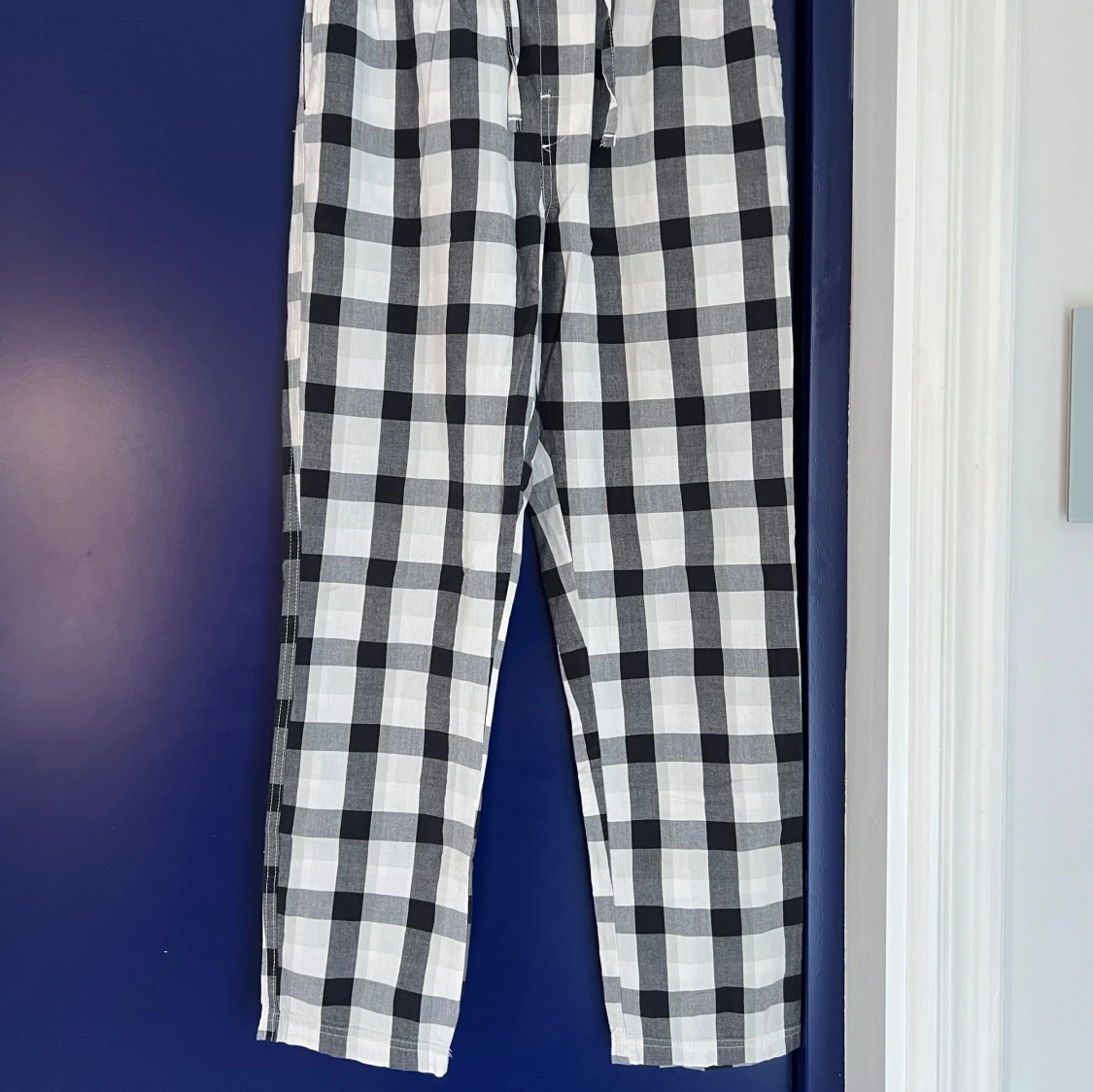 Rutiga pyjamasbyxor  - 1