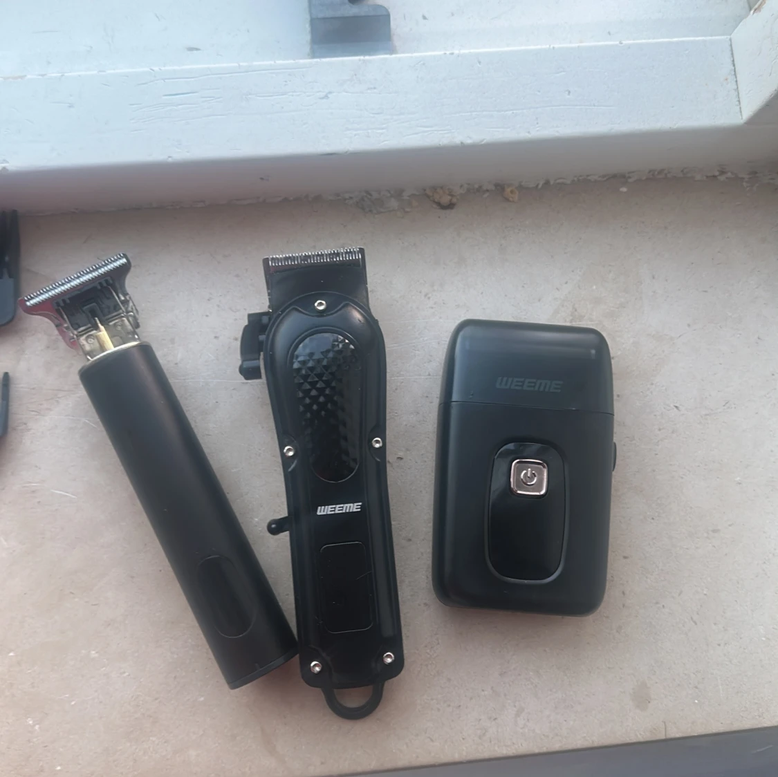 Svart hårklippningsset från Weeme