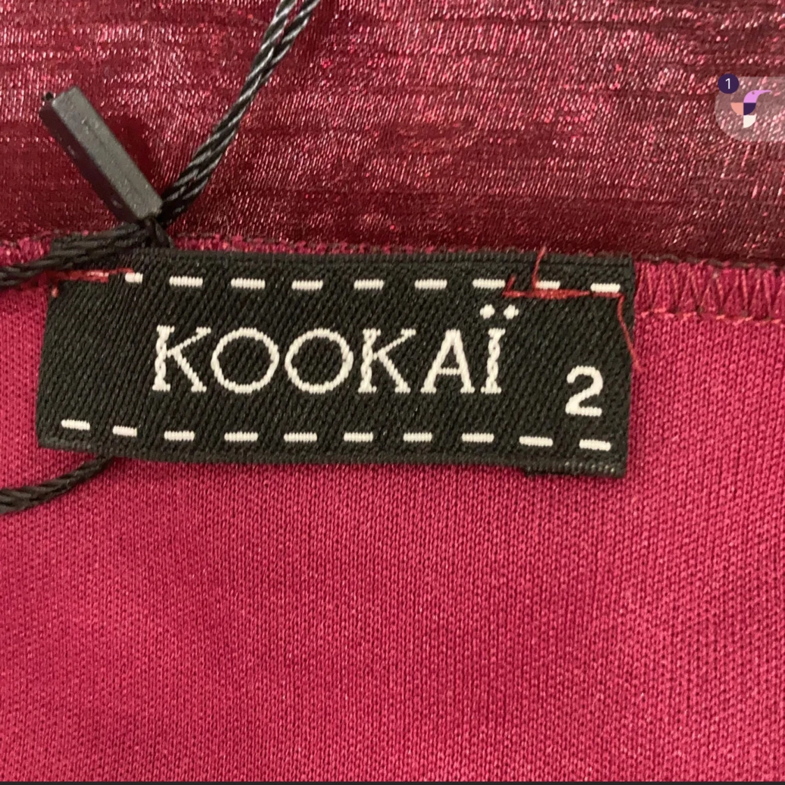 Vinröd klänning från Kookai - 2