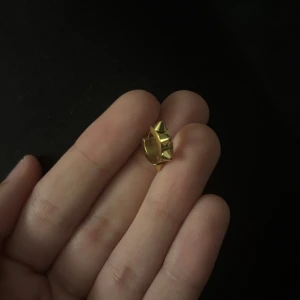 Guldig örhänge med nitar - Coolt örhänge i guld med flera spetsiga nitar runt hela ringen. Ger en edgy vibe och passar perfekt för dig som gillar att sticka ut. Säljs styckvis och är lätt att matcha med andra smycken.
