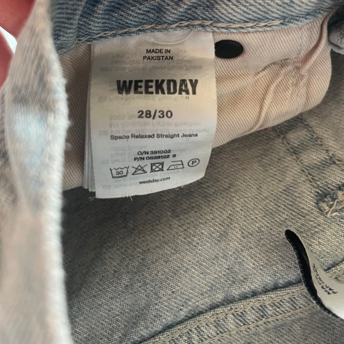 Ljusblåa jeans från Weekday - 2