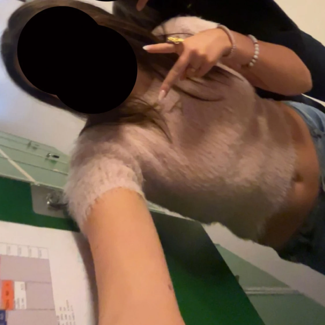 Rosa fluffig tröja från Zara