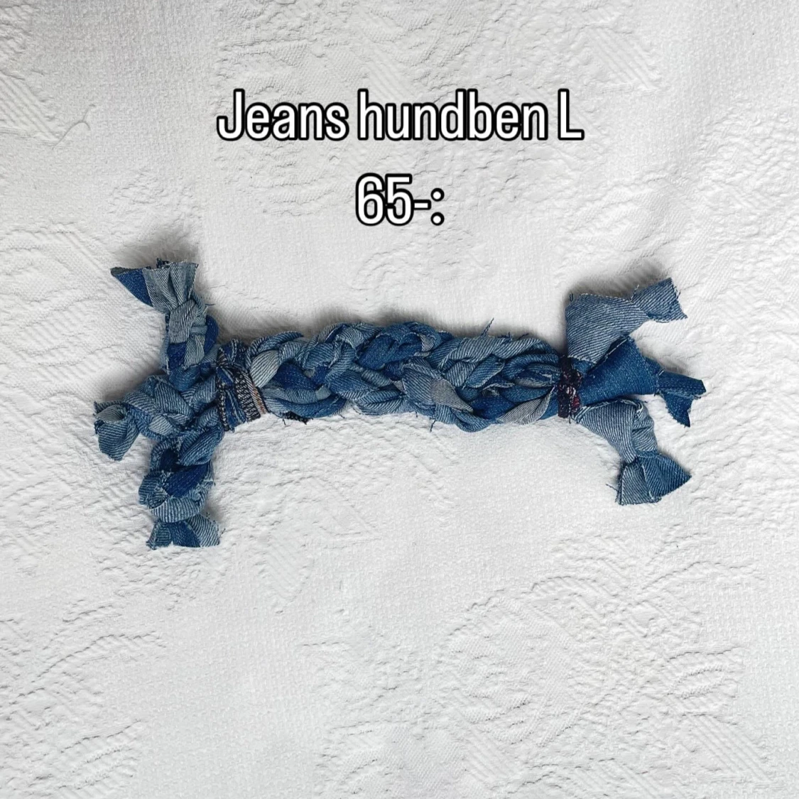 Hundleksak - Stprt hundben i jeans