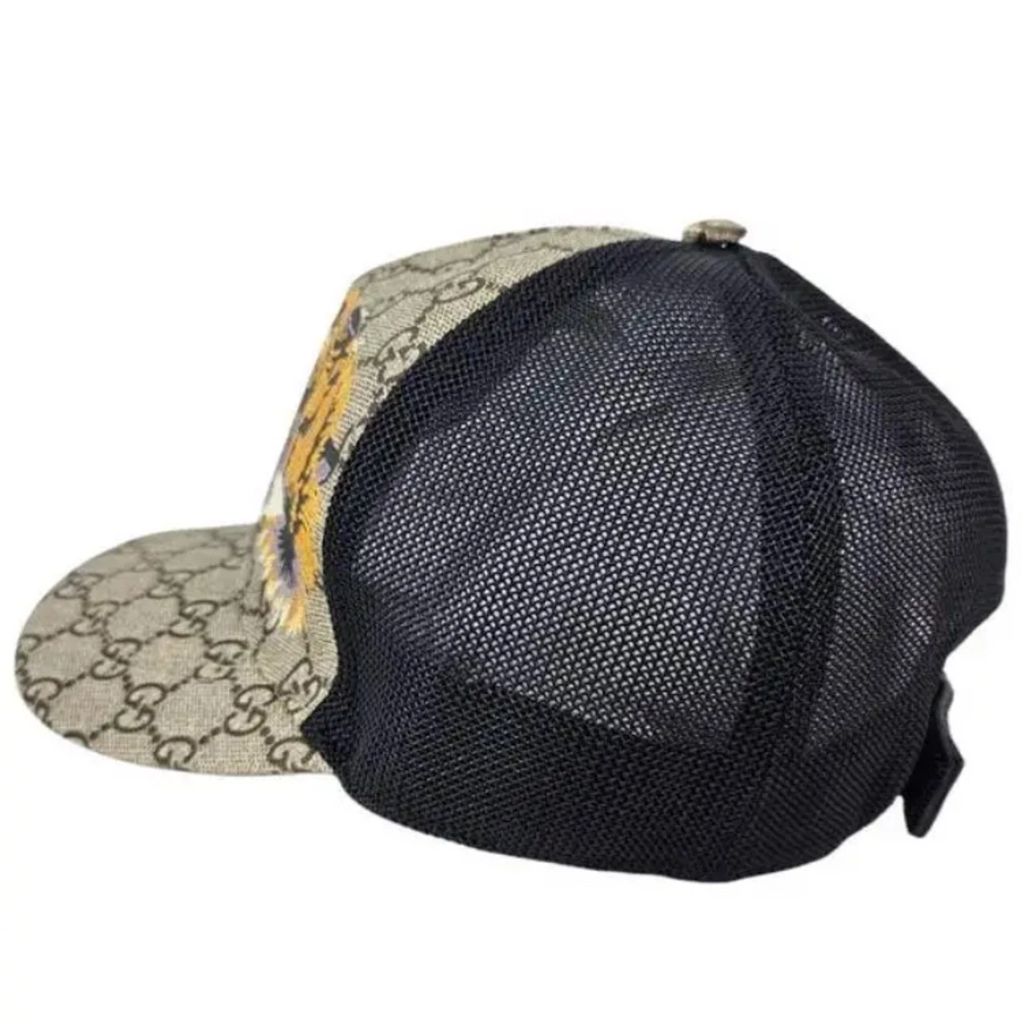 Gucci keps med tigerbrodyr och GG-mönster - 1