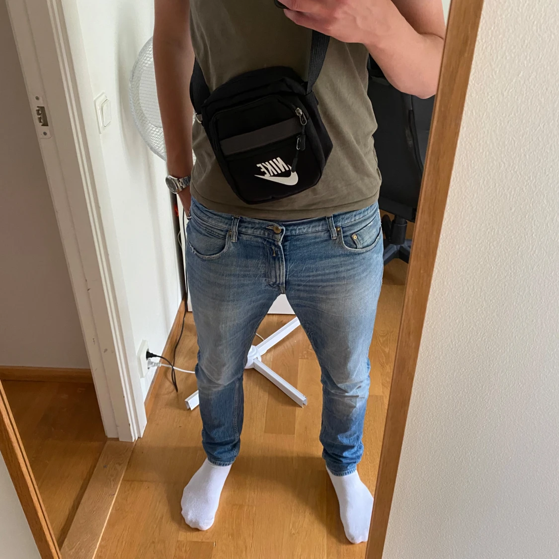 Svart Nike axelväska - 1