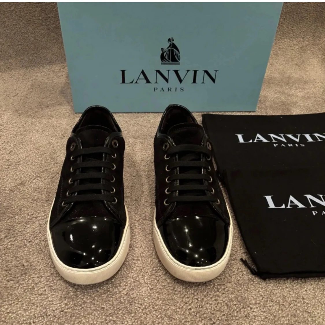 Svarta sneakers från Lanvin
