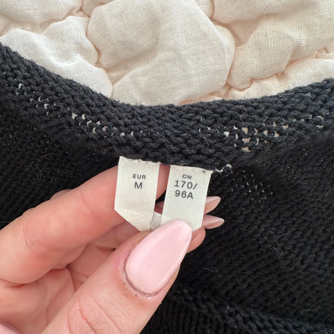 Svart oneshoulder topp - 3