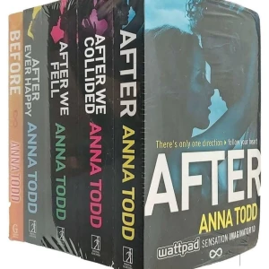 Hela After-serien (Before, After Ever Happy, After We Fell, After We Collided, After) - Samling av Anna Todds populära 'After'-böcker, Perfekt för dig som gillar intensiva kärlekshistorier, drama och starka känslor.  Böckerna är på engelska