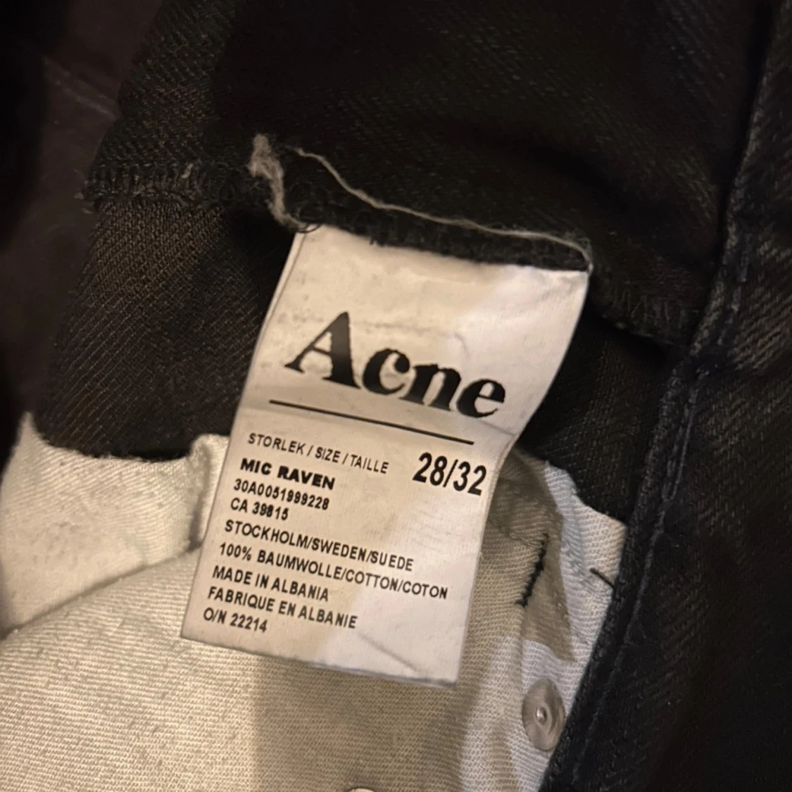 Svarta jeans från Acne - 91