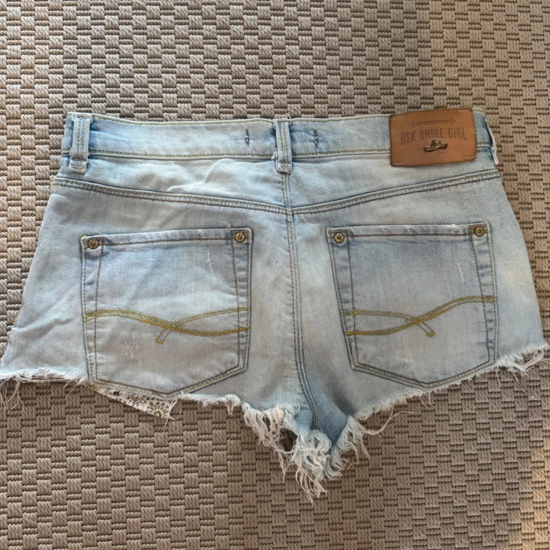 Ljus blåa low waist shorts 🩷 - 2