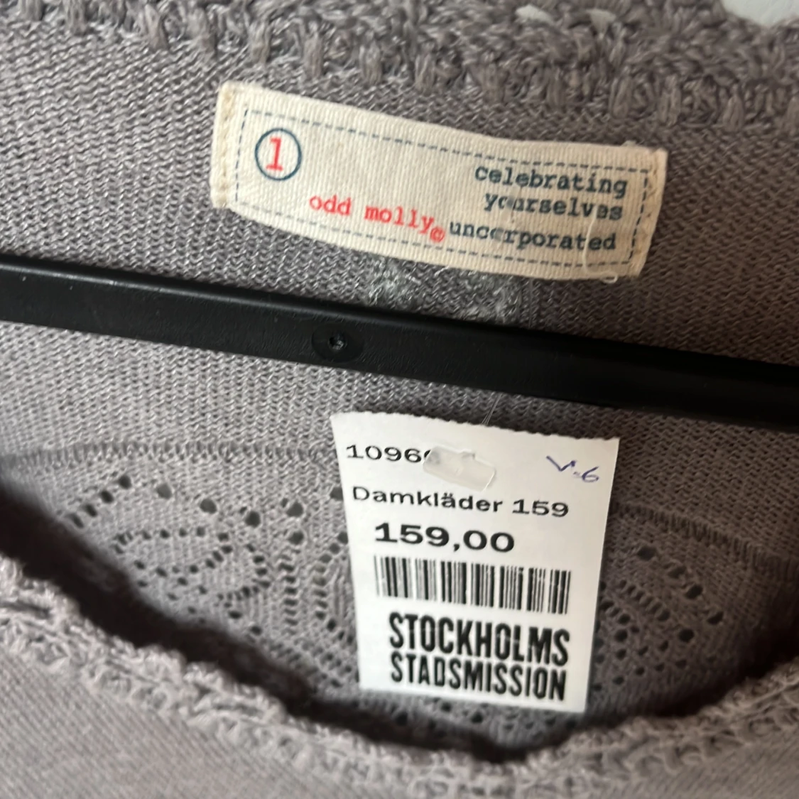 Grå stickad kofta från Odd Molly - 2