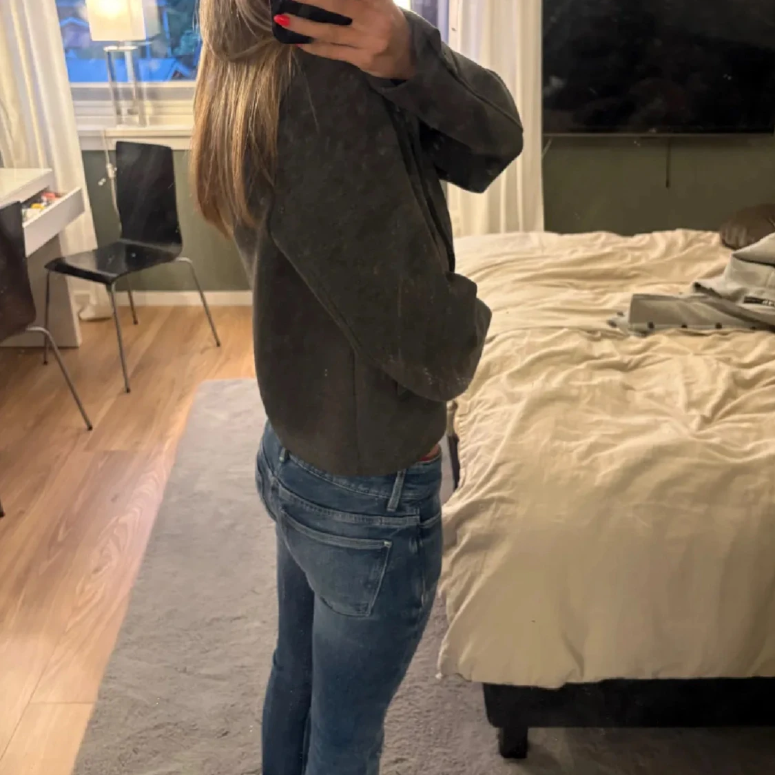 Grå Zara kappa  - 2